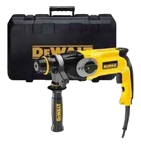 MARTELETE PERFURADOR / ROMPEDOR SDS PLUS 220V 800W 2,6J 2,6KG 3 MODOS COM MALETA — DeWalt